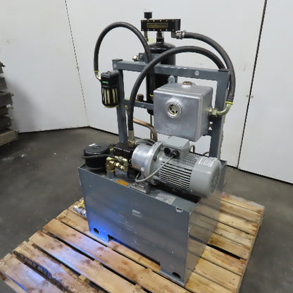 Parker PADC 25 Gallon Hydraulic Power Unit QX21-010R Pump &	Volkmann Multijector