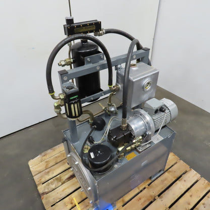 Parker PADC 25 Gallon Hydraulic Power Unit QX21-010R Pump &	Volkmann Multijector