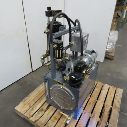 Parker PADC 25 Gallon Hydraulic Power Unit QX21-010R Pump &	Volkmann Multijector