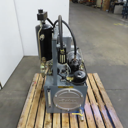 Parker PADC 25 Gallon Hydraulic Power Unit QX21-010R Pump &	Volkmann Multijector