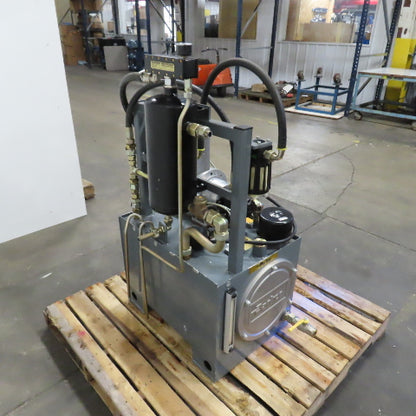 Parker PADC 25 Gallon Hydraulic Power Unit QX21-010R Pump &	Volkmann Multijector