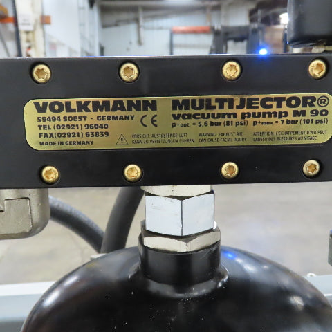Parker PADC 25 Gallon Hydraulic Power Unit QX21-010R Pump &	Volkmann Multijector