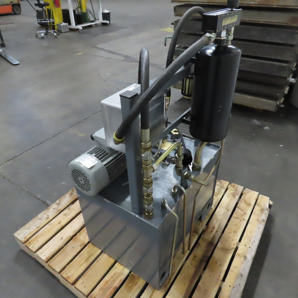Parker PADC 25 Gallon Hydraulic Power Unit QX21-010R Pump &	Volkmann Multijector