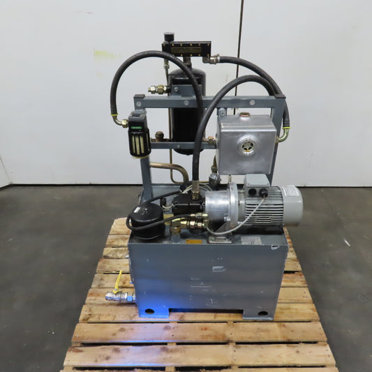 Parker PADC 25 Gallon Hydraulic Power Unit QX21-010R Pump &	Volkmann Multijector