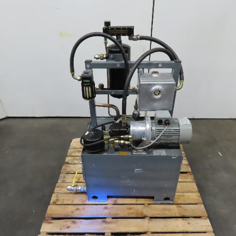 Parker PADC 25 Gallon Hydraulic Power Unit QX21-010R Pump &	Volkmann Multijector