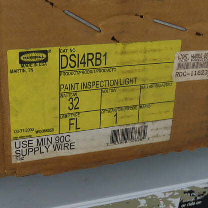 Hubbell DSI4RB1 Paint Inspection Light 32W 120V 48" OAL