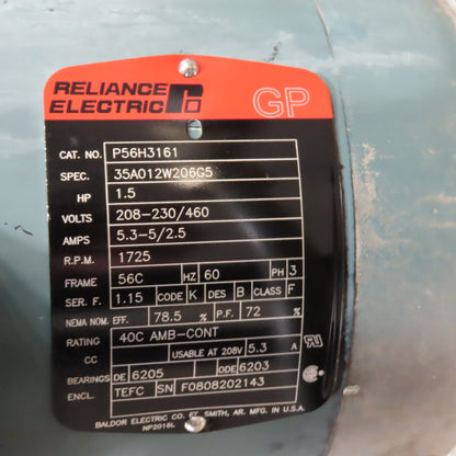 Parker H-Pak H1X9631/10 10 Gallon 1.5HP Hydraulic Power Unit 230/460V 0.6/0.9GPM