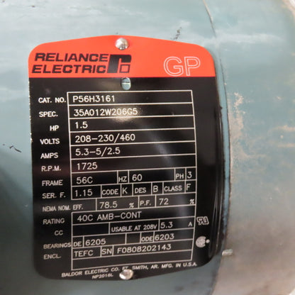 Parker H-Pak H1X9631/10 10 Gallon 1.5HP Hydraulic Power Unit 230/460V 0.6/0.9GPM