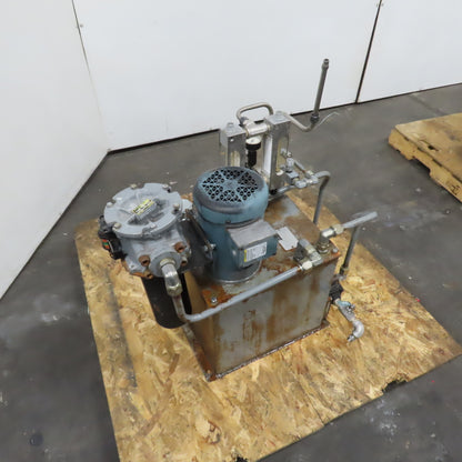 Parker H-Pak H1X9631/10 10 Gallon 1.5HP Hydraulic Power Unit 230/460V 0.6/0.9GPM