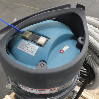 Dynabrade 61421 24 USG Portable Dry Vacuum 120CFM 120V 1PH 61621 Head NEW MOTOR