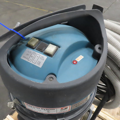 Dynabrade 61421 24 USG Portable Dry Vacuum 120CFM 120V 1PH 61621 Head NEW MOTOR