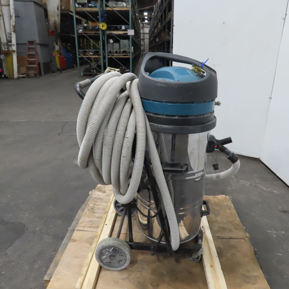Dynabrade 61421 24 USG Portable Dry Vacuum 120CFM 120V 1PH 61621 Head NEW MOTOR