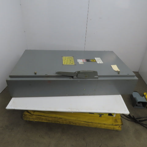 Square D HU365 Ser 2 400A 600V Heavy Duty Non Fusible Safety Switch Disconnect