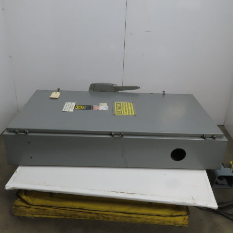 Square D HU365 Ser 2 400A 600V Heavy Duty Non Fusible Safety Switch Disconnect