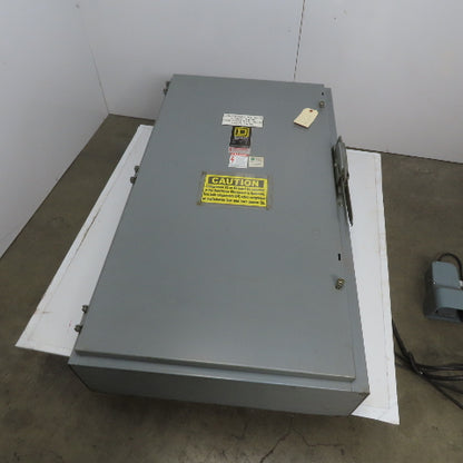 Square D HU365 Ser 2 400A 600V Heavy Duty Non Fusible Safety Switch Disconnect