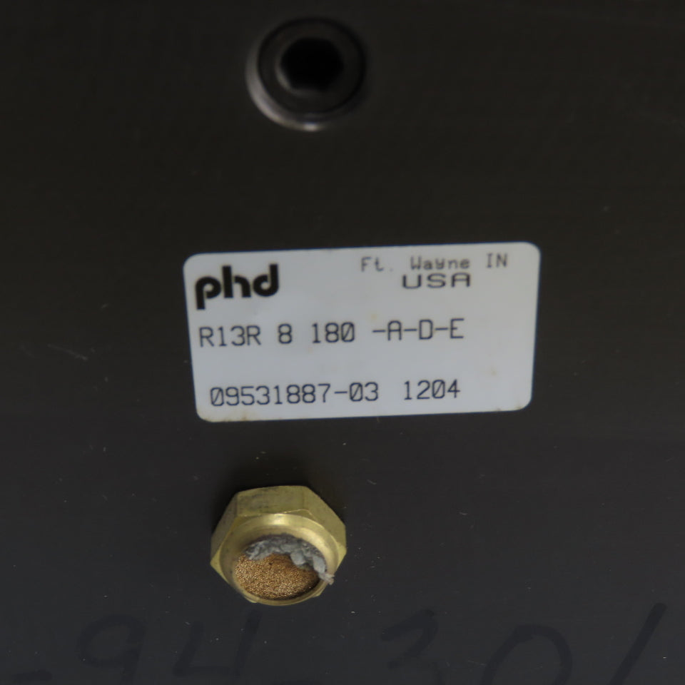 PHD R13R 8 180-A-D-E Rotary Actuator 1-3/4" Shaft W/ Oiler