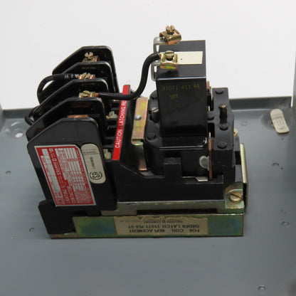 Square D 8903 LLG 20 Ser B Enclosed Lighting Contactor 600V 250VDC 120V Coil