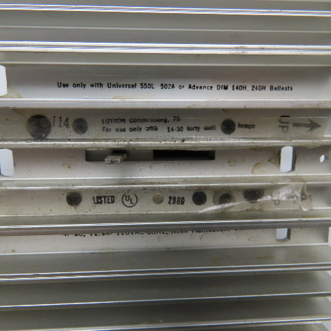 Lutron NF-30 Nova Fluorescent Dimmer Switch 12.9A 120V 60Hz