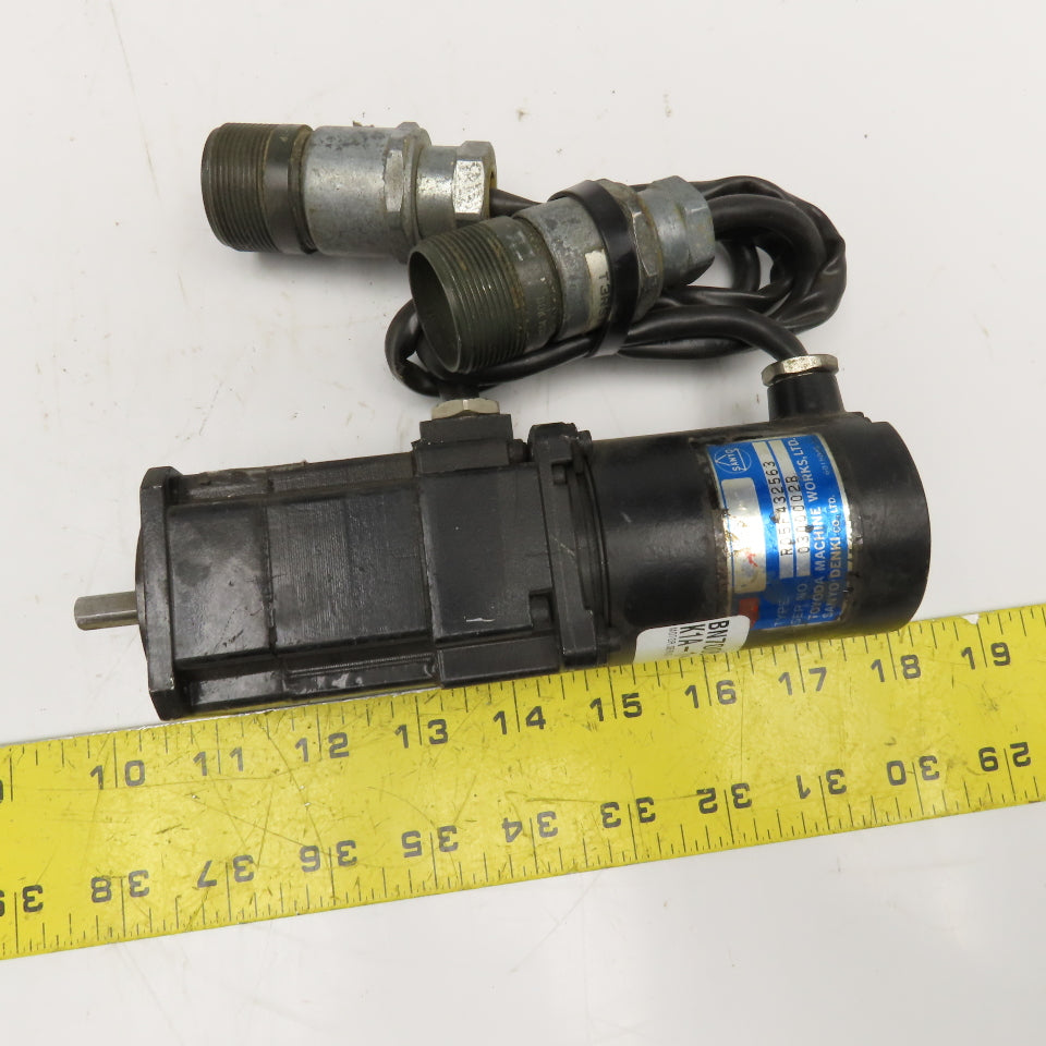 Sanyo Denki R05F432563 Servo Motor 8mm Shaft