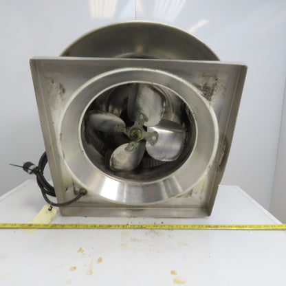 Aluminum 15" Exhaust Vent Fan Direct Drive 1110RPM 110V 16Hp