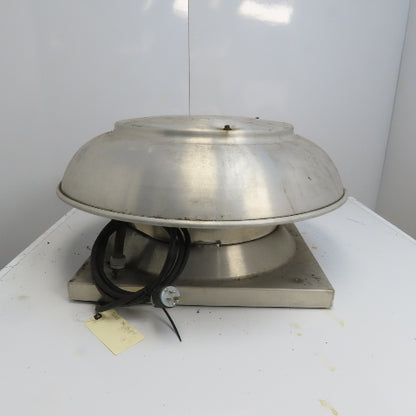Aluminum 15" Exhaust Vent Fan Direct Drive 1110RPM 110V 16Hp