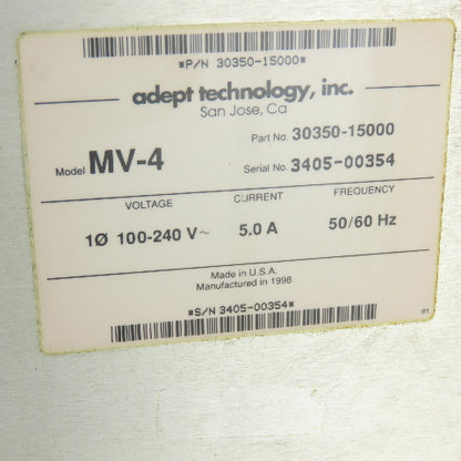 Adept Technology 30350-15000 100-240V 5A Slot Rack 50/60Hz