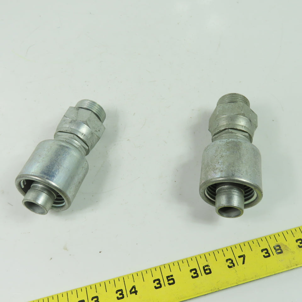 Gates G25121 1212 Hydraulic Hose Fitting Coupling 12G-112MBX Lot Of 2