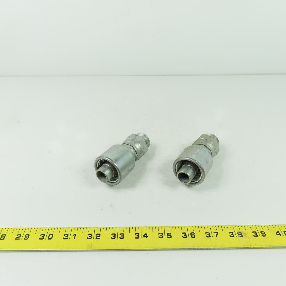 Gates G25121 1212 Hydraulic Hose Fitting Coupling 12G-112MBX Lot Of 2