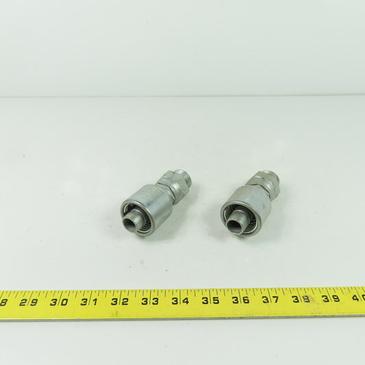 Gates G25121 1212 Hydraulic Hose Fitting Coupling 12G-112MBX Lot Of 2