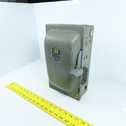 Square D A85341 Series A1 30A Fusible Safety Disconnect Switch 600V 3-Pole 20HP