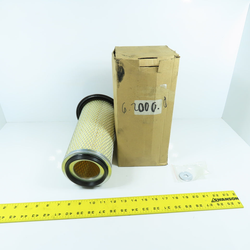 6.2000 5" x 12" Air Cleaner Filter Replacement Assembly Steel Cap