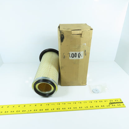 6.2000 5" x 12" Air Cleaner Filter Replacement Assembly Steel Cap