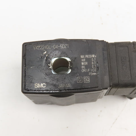 SMC VXZ2240L-04-5DZ1 Solenoid Valve Coil 24V DC