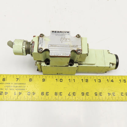 Rexroth 3WE6B52/AW120-60 3/2 Position Single Solenoid Hydraulic Valve 120V Coil