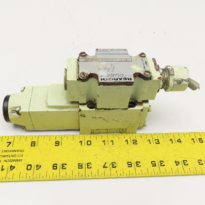 Rexroth 3WE6B52/AW120-60 3/2 Position Single Solenoid Hydraulic Valve 120V Coil