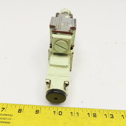 Rexroth 3WE6B52/AW120-60 3/2 Position Single Solenoid Hydraulic Valve 120V Coil