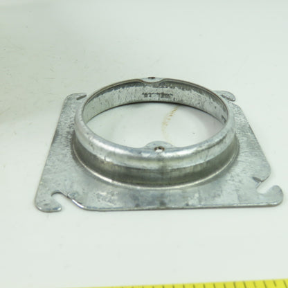 Hubbell 4" Square Covers Baised 3/4" -Open With Ears On 2-3/4" Centers Lot Of 25
