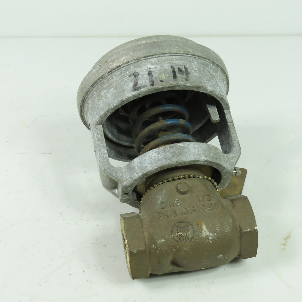 Johnson Controls V-3000-8001 Pneumatic Actuator Valve 1/2" NPT