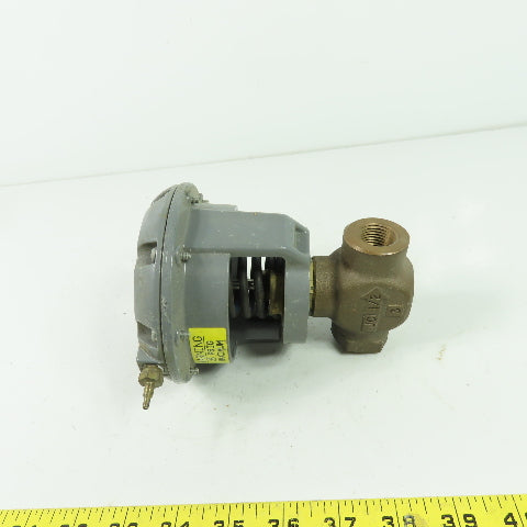 Johnson Controls V-3000-1 Pneumatic Actuator Valve 1/2" NPT