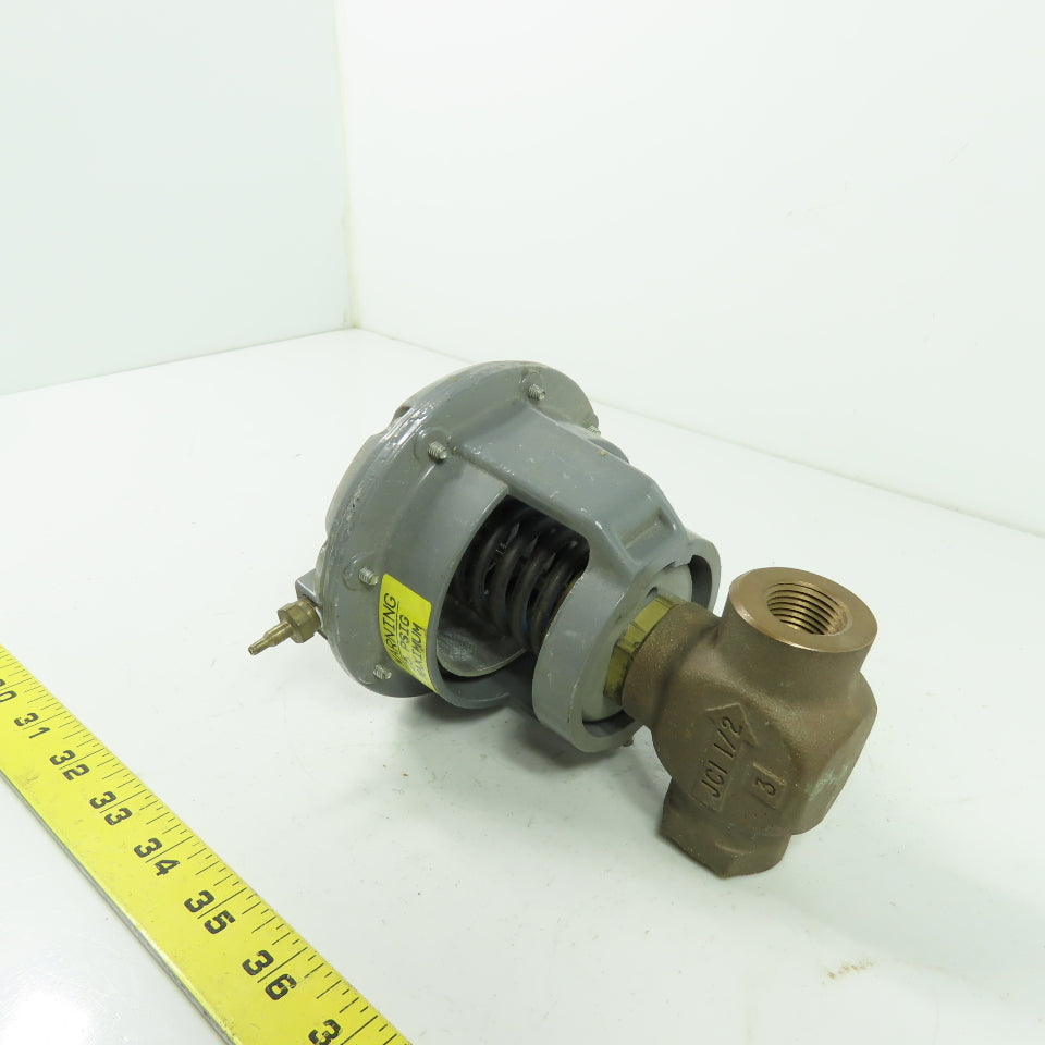 Johnson Controls V-3000-1 Pneumatic Actuator Valve 1/2" NPT