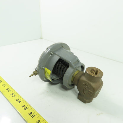 Johnson Controls V-3000-1 Pneumatic Actuator Valve 1/2" NPT