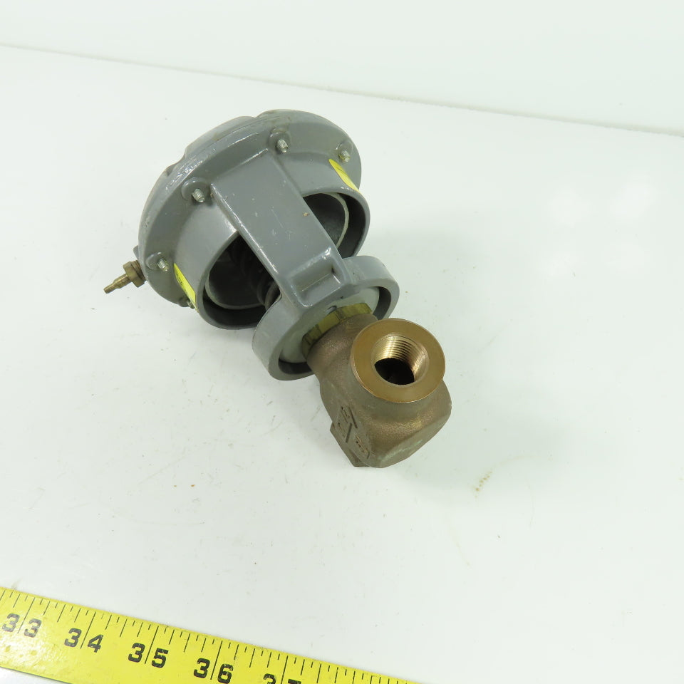 Johnson Controls V-3000-1 Pneumatic Actuator Valve 1/2" NPT