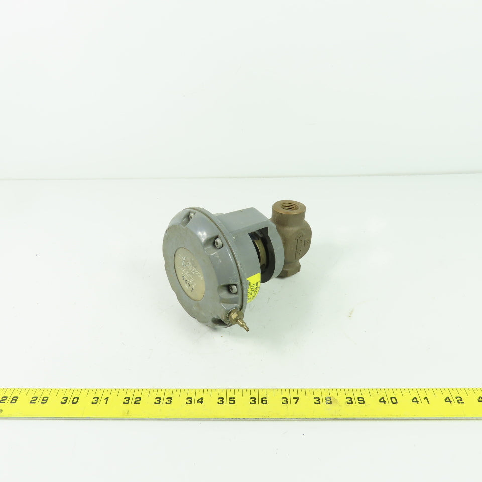 Johnson Controls V-3000-1 Pneumatic Actuator Valve 1/2" NPT