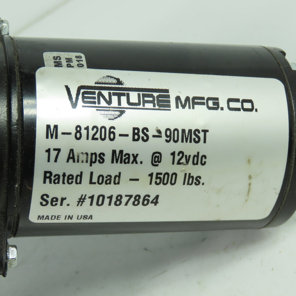 Venture M-81206-BS-90MST Actuator Slide-Out Motor 12VDC 17A 5800RPM 1500LBS