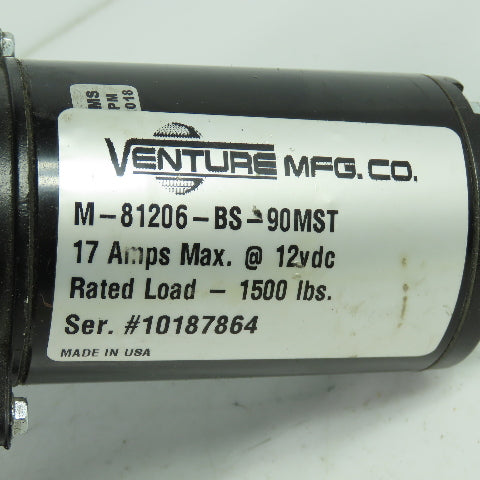 Venture M-81206-BS-90MST Actuator Slide-Out Motor 12VDC 17A 5800RPM 1500LBS