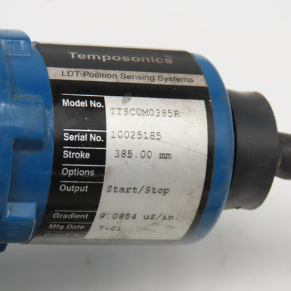 MTS TTSCOM0385R Temposonics 385mm Stroke Start/Stop Output LDT Position Sensor