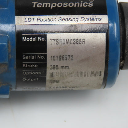 MTS TTSR0M0385R Temposonics 385mm Stroke RPM Output LDT Position Sensor