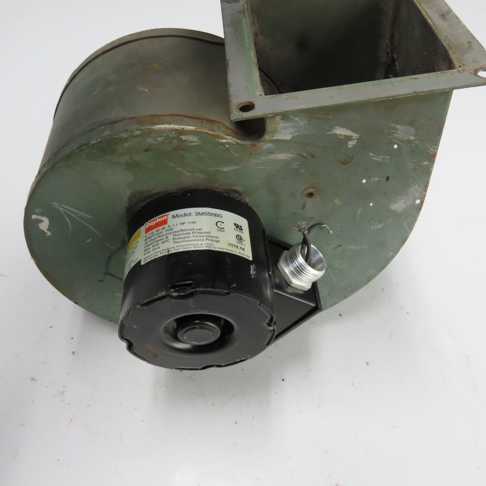 Dayton 3M556BG 1/40HP Direct Drive Squirrel Cage Blower Fan 115V 1.1A 1550RPM