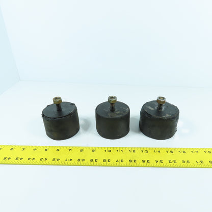 Kaeser 6.1343.0 Anti-Vibration Rubber Pads Machine Mount 12mmx1.75 Lot Of 3