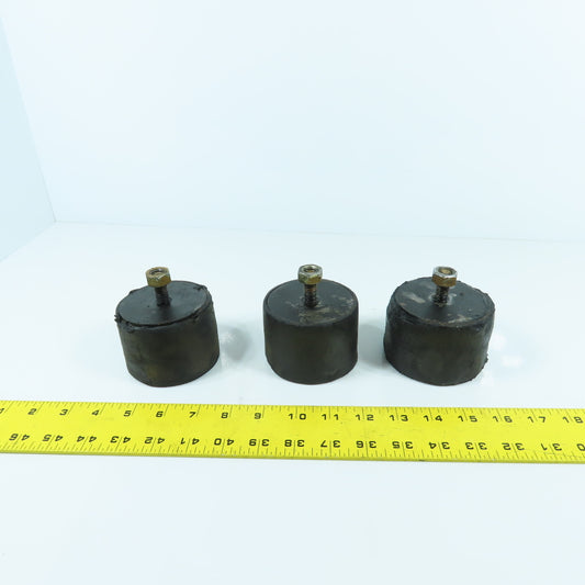 Kaeser 6.1343.0 Anti-Vibration Rubber Pads Machine Mount 12mmx1.75 Lot Of 3
